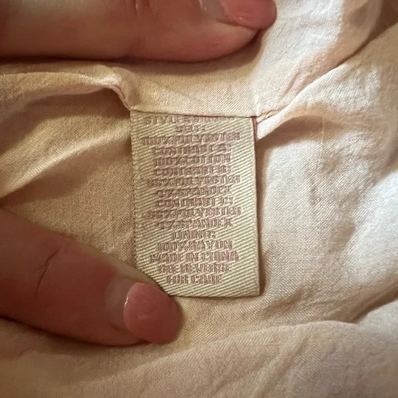 Anthropologie Champagne & Strawberry Halter Maxi Flowy Dress Size Large - Picture 10 of 10